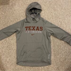 Texas basketball gray Nike hoodie